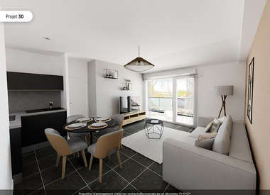 Appartement 3 Pièces 61 m²